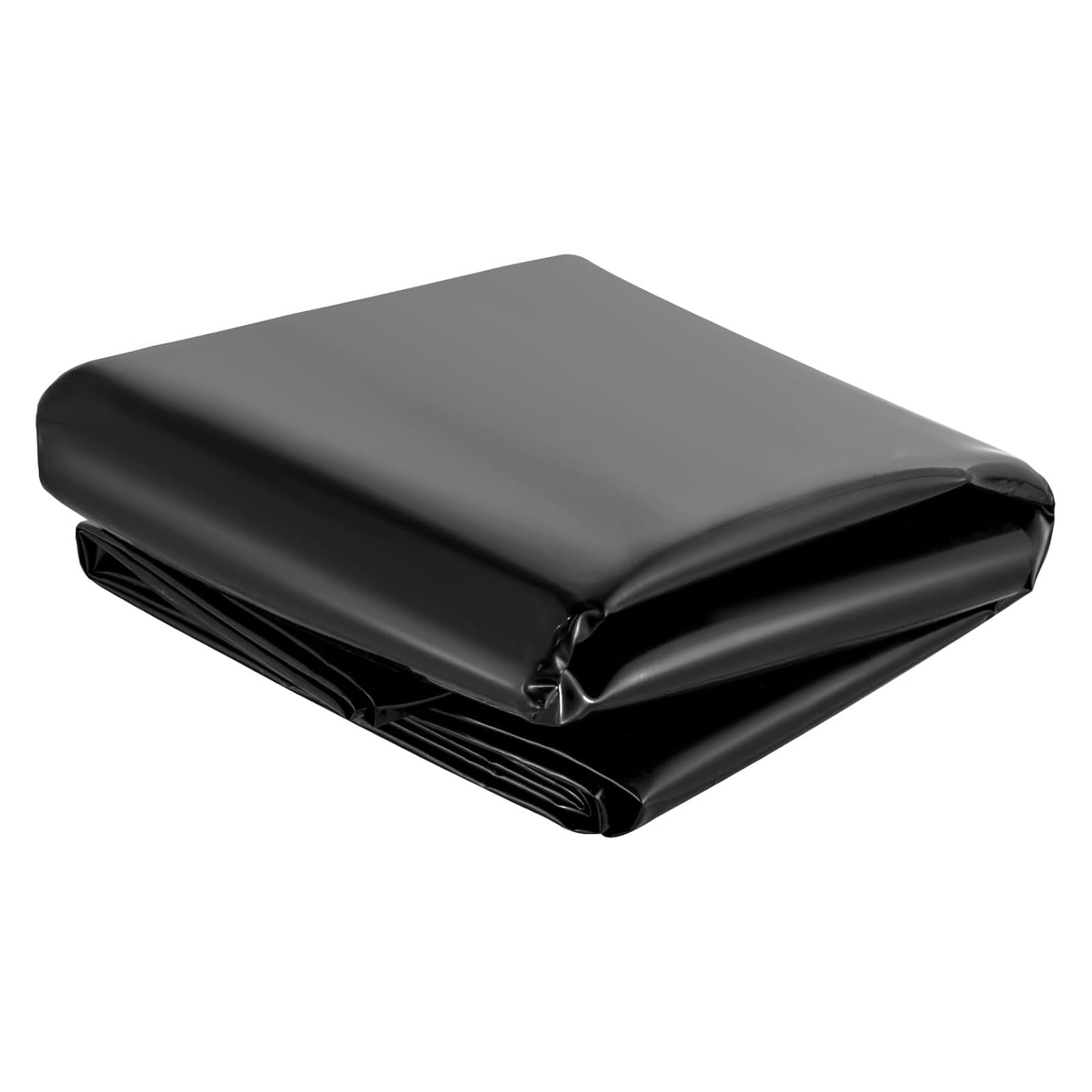 Tapis de sol robuste en PEHD noir pour piscines, jardins et toits - 1 x 6 m, 3 x 4 m, 4 x 6 m, 5 x 8 m, 6 x 9 m, 8 x 10 m, 10 x 12 m, bâche de sol imperméable et résistante aux déchirures (4 x 6 m)