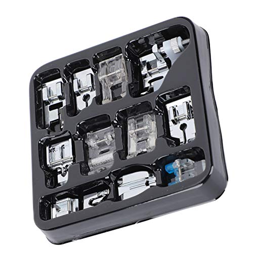 Set 11 Pzs Pies Prensatelas Para Máquina De Coser Acero miniatura 4