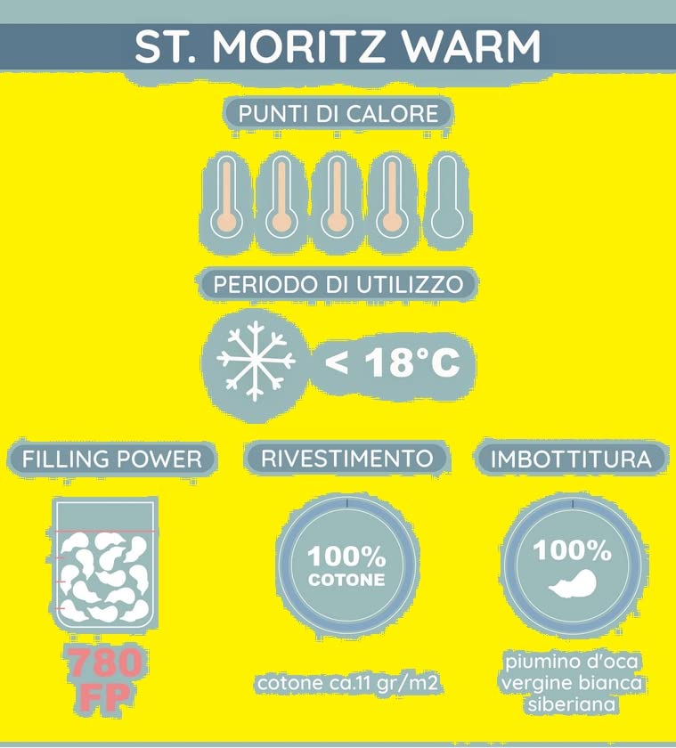 Daunex St.Moritz Piumino Warm 250x220