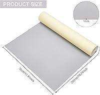 Vista 2 de BENECREAT Rollo de espuma EVA autoadhesivo de 0.039 in de grosor, hoja acolchada de espuma de 78.7 x 11.8 pulgadas para proteger muebles, relleno