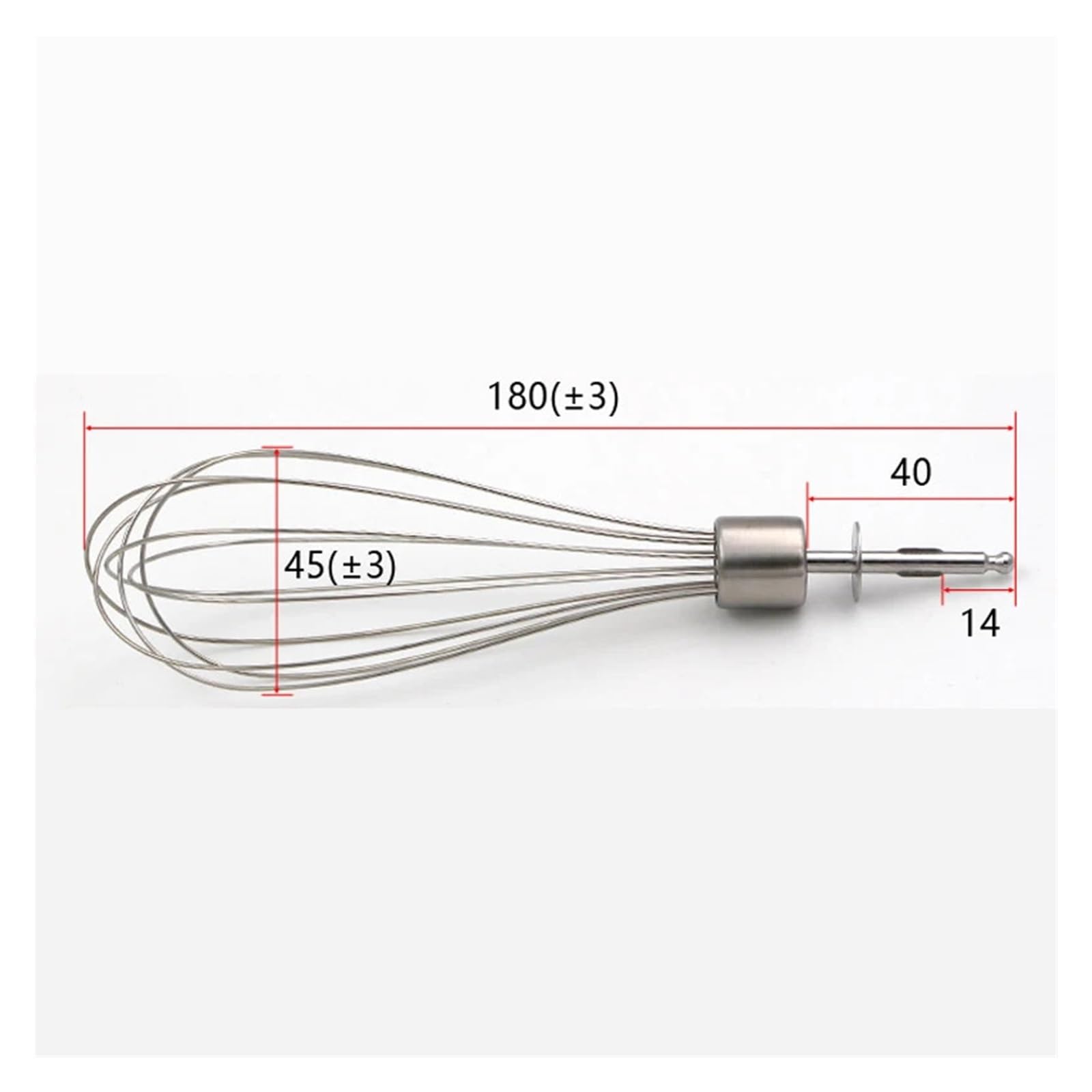 Batidor mezclador de acero inoxidable Compatible con Braun MQ325 MQ505