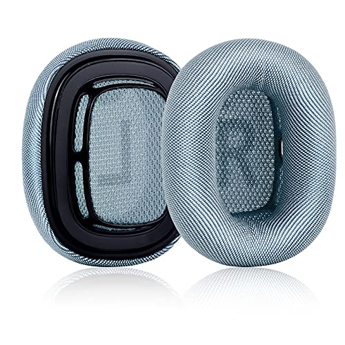 Jecobb Replacement Earpads For Apple Airpods Max Headphones With Mesh Fabric & Memory Foam Ear Cushions (Sky Blue) #TOP4