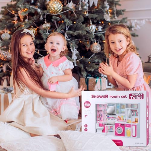 Image of Bathroom Playset Pretend Role Play Toys