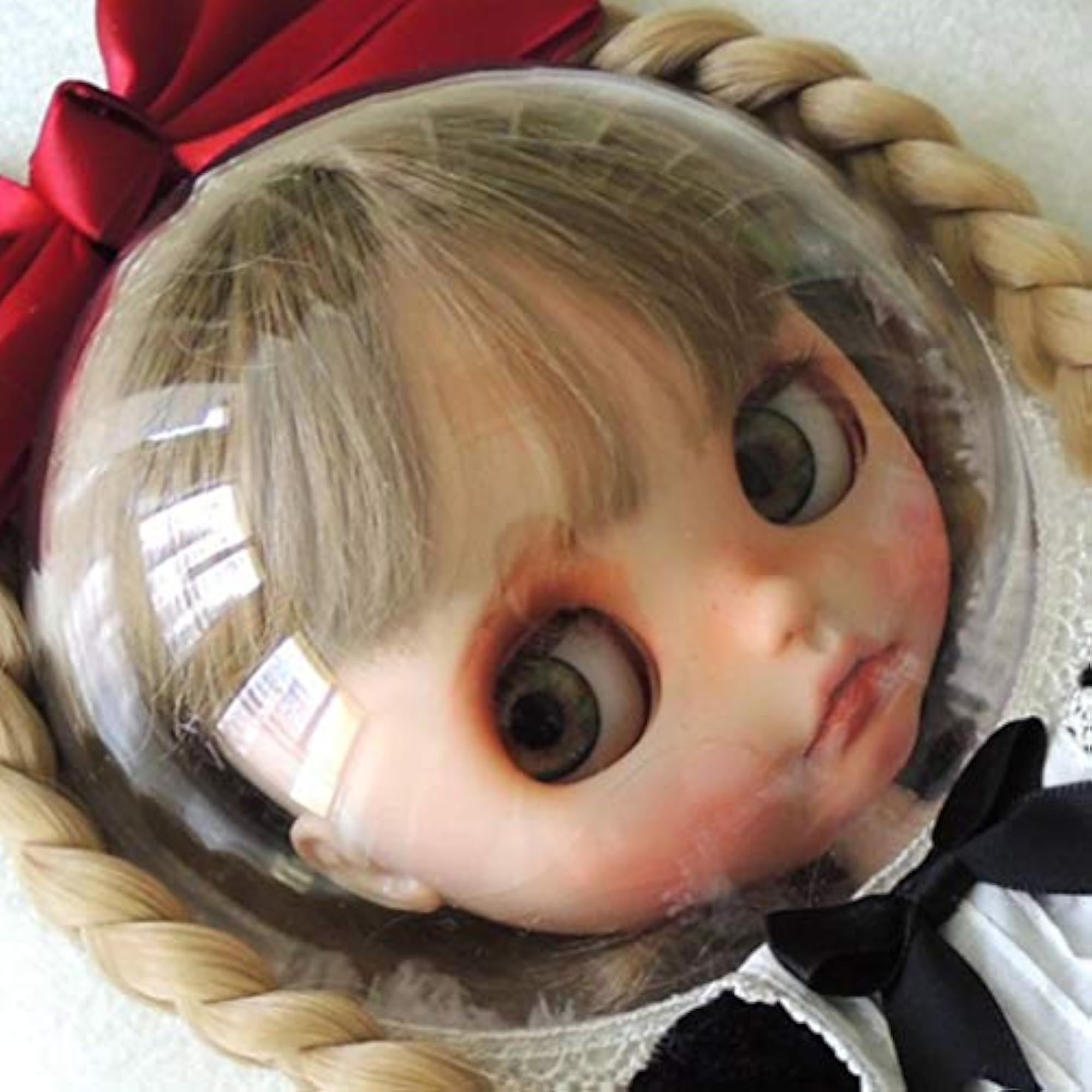 Doll Head Cover Makeup Protection Mask for BJD Dolls