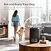 Air Purifiers for Office with H13 Quiet HEPA Filter Up to 1076 Ft² for Pet Family, Pollen, Smoke, Compact Air Cleaner with 3 Speeds, Timer, Aroma Quiet, 360°Intake, for Home Bedroom, Black