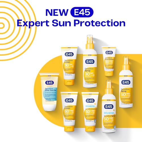 E45 Sun SPF30 Sensitive Sun Cream with Vitamin E - UVA and UVB Protection- Fragrance-Free and Dermatologically Tested Sun Lotion For Body - Suitable For Dry, Sensitive and Eczema Prone Skin (180ml) - Image 7