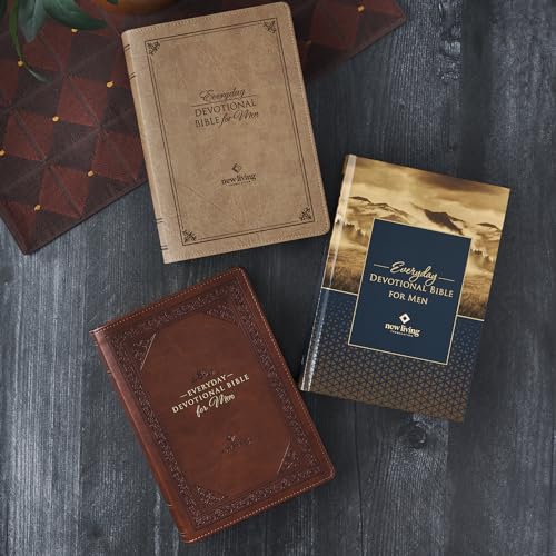 NLT Holy Bible Everyday Devotional Bible for Men New Living Translation