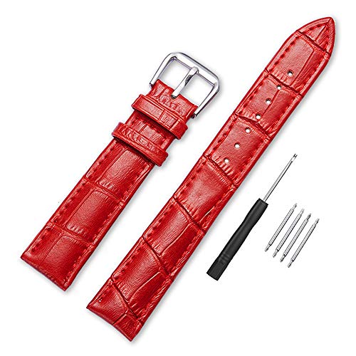 Narako Alligator Style Leather Watch Bands