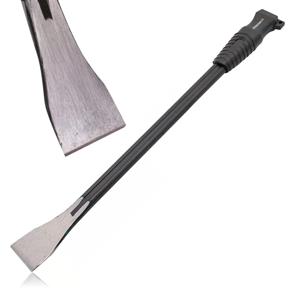 20" Heavy Duty Wallpaper Scraper - Floor Paint Dirt Remover Hand Tool | Steel Blade Comfort Grip, Multi Purpose Durable, Decorate | Household DIY Painters Tools