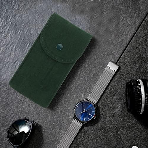 iplusmile Stylish Watch Supplies- Watch Storage Pouch- Portable Watch Organizer Display Pouch, Made of Premium Soft Flannelette Material