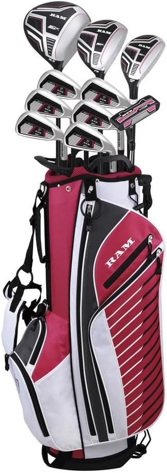 Ram Golf SDX Petite Ladies Golf Clubs Set + Bag, Right Hand, All Graphite