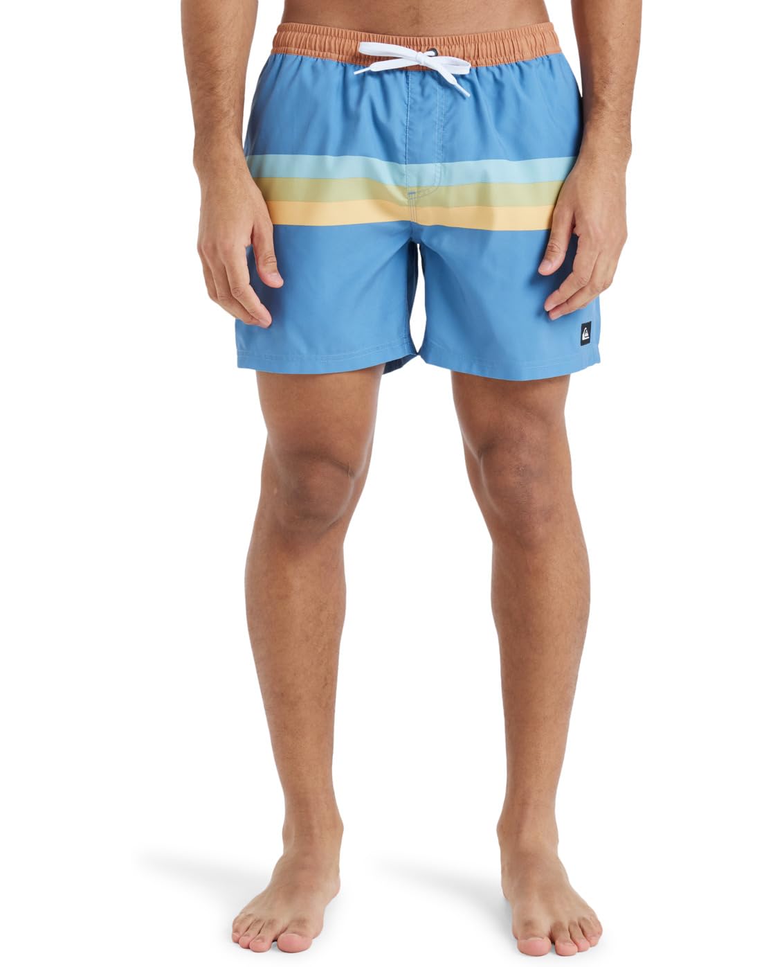 Quiksilver Boardshorts EVERYDAY STRAIGHT VOLLEY 15 męskie niebieskie S, Coronet niebieski pasek retro, S