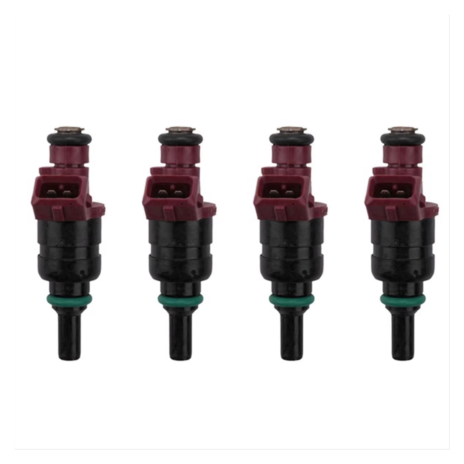 Qhsjgbl One Color Fuel Injection Nozzle 4Pcs Fuel Injector Nozzle Adapter A2710780023 For Benz For W203 C180 1.8T Car