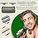 Shaver Replacement Foil and Inner Cutters Compatible with Andis 17300 reSURGE Electric Shaver,Black (1 Pack)