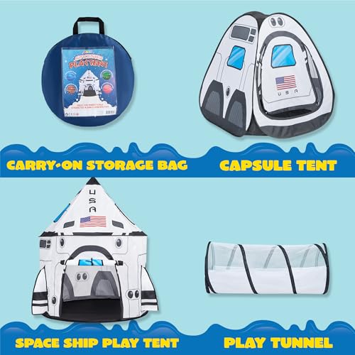 JOYIN Rocket Ship Play Tent