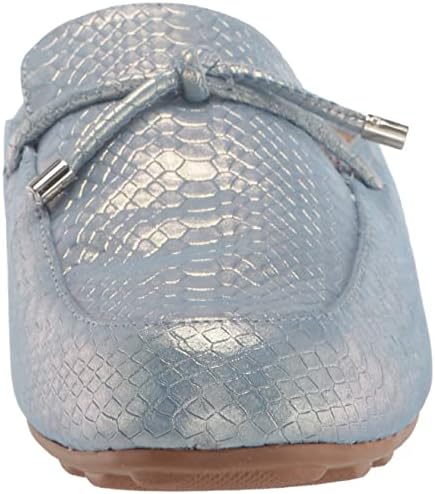 Naturalizer Women's Demur-Knot Loafer Mule Denim Snake 8 M | Image 1