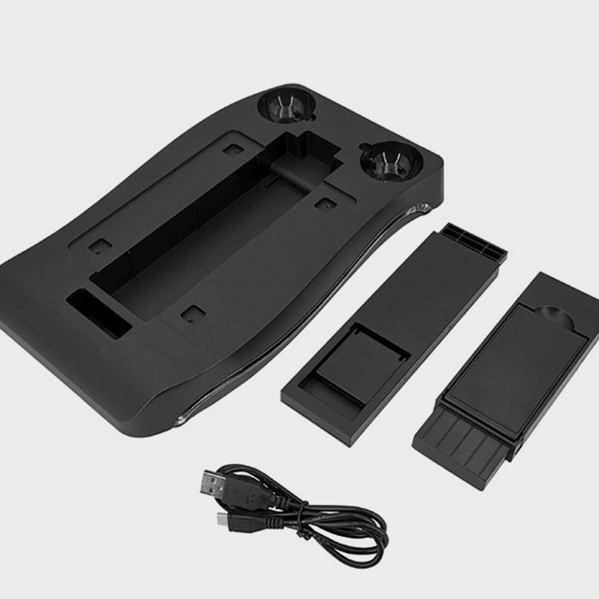NUOBESTY Soporte de Carga para Controlador de VR Soporte Vertical para Consola Gafas de Realidad Virtual Incluye Estación de Carga Adecuado para Uso Casa y Oficina