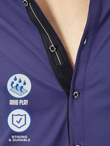 Image of STELLERS Men's Premium Full Sleeve Shirt | Feather Touch Feel| Regular Fit| Odour Resistant| Anti-Static| Wrinkle Free| Quick Dry | Stretchable| Lightweight| Sweat-Proof
