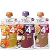 Plum Organics Mighty 4 Organic Toddler Food - 4 Food Group Blend Variety Pack - 4 oz Pouch (Pack of 18) - Organic Fruit and Vegetable Toddler Food Pouch