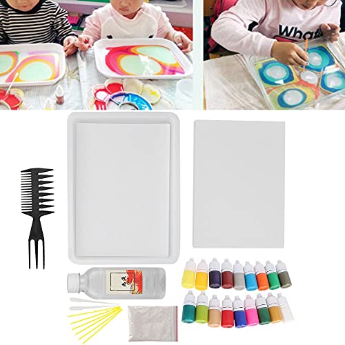 Kit de pintura de marmoleado al agua para pintar de forma fácil y limpia sin manchar 5
