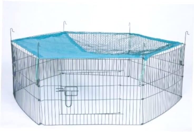 Trixie Recinto exterior Natura 6 elementos para animales jóvenes con red, 58 x 38 cm