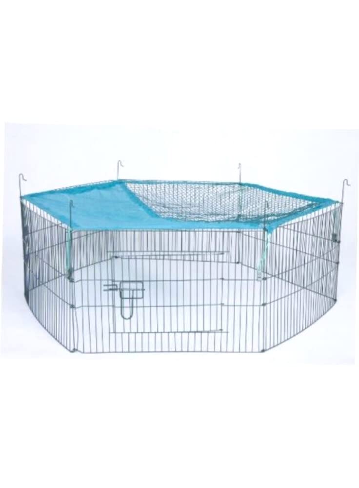 Trixie Natura Enclos d'extérieur 6 éléments pour Jeunes Animaux avec Filet, 116×38 cm (Lot de 1)