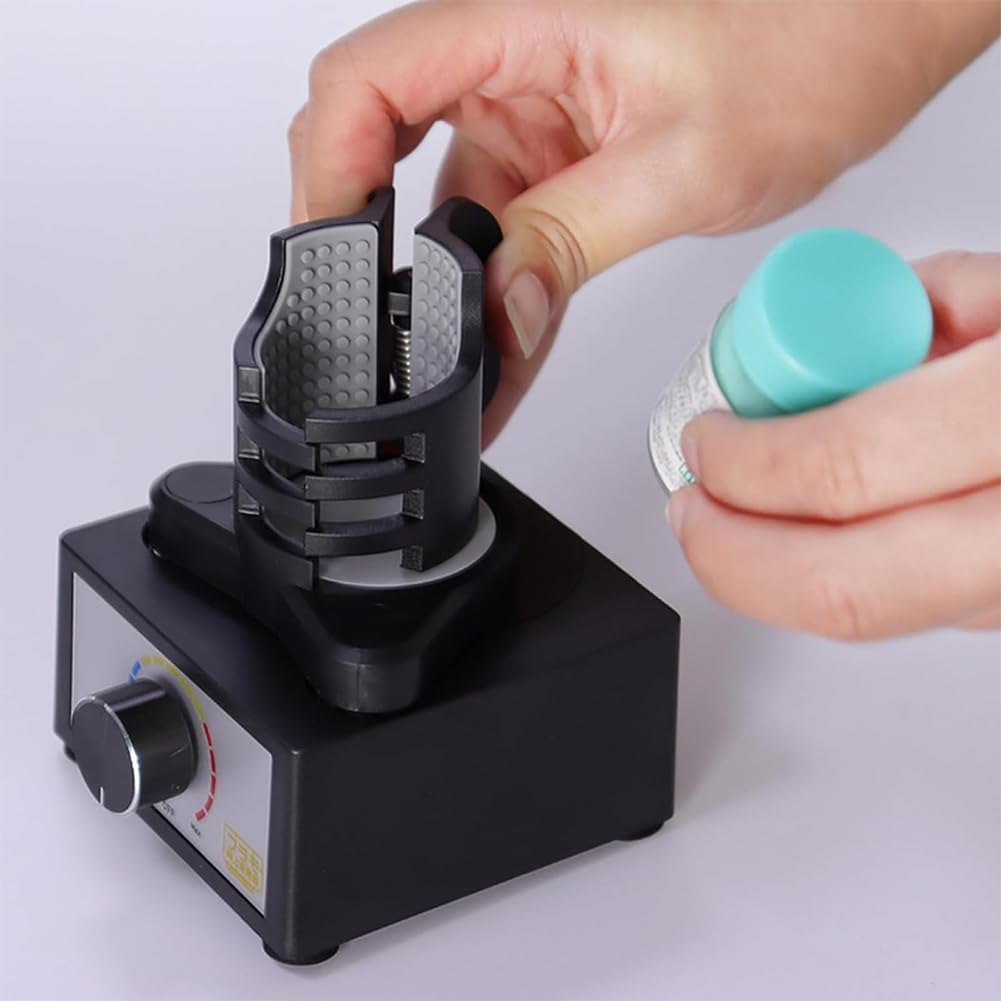 Mieszalnik do farb, Mini mikser wirowy głośnomówiący z 3 regulacją prędkości, Hobby DIY Narzędzie do malowania modelarskiego Pasuje do shakera 10-100 ml, do lakieru Laboratorium lakieru paznokci