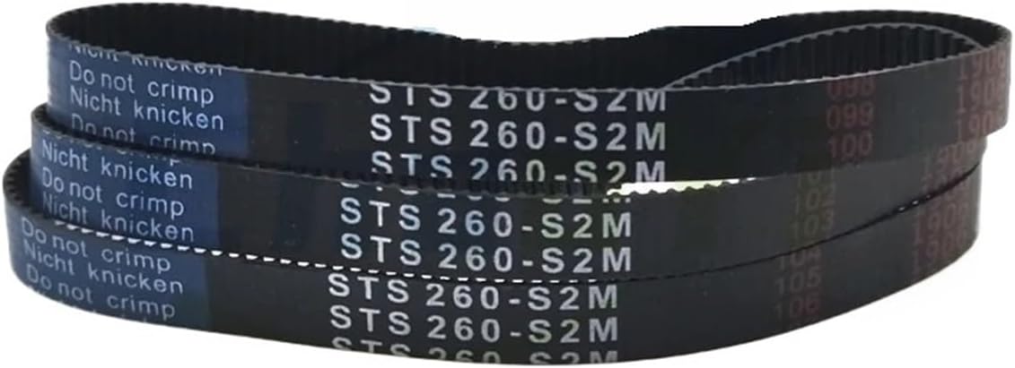S2M Rubber Timing Belt Length 328 330 334 336 340 344 348 350 352 354 356 358mm Width 4/6/9/10/15mm Synchronous Toothed Belt(S2M-336mm-168Teeth,5PCS_15MM)