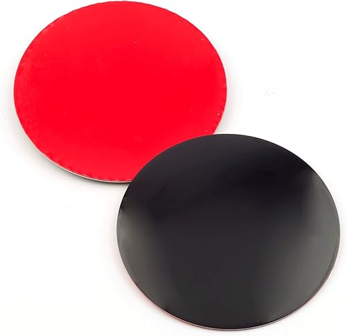 Miniatura 4 de RTRHINOTUNING 4 tapas centrales de rueda de 2.362 in, tapacubos de aluminio negro, superficie de arco negro puro brillante (2.36 pulgadas2.362 in)