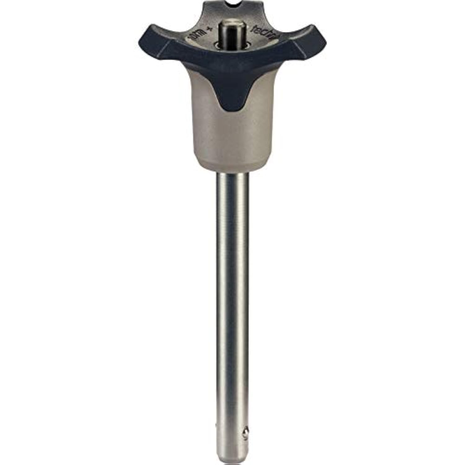HALDER 22380.0306 Kugelsperrbolzen, selbstsichernd, mit Kombigriff, ausscheidungsgehärtet Ball Locking Bolts, Gray, d1=6 mm / l1=30 mm