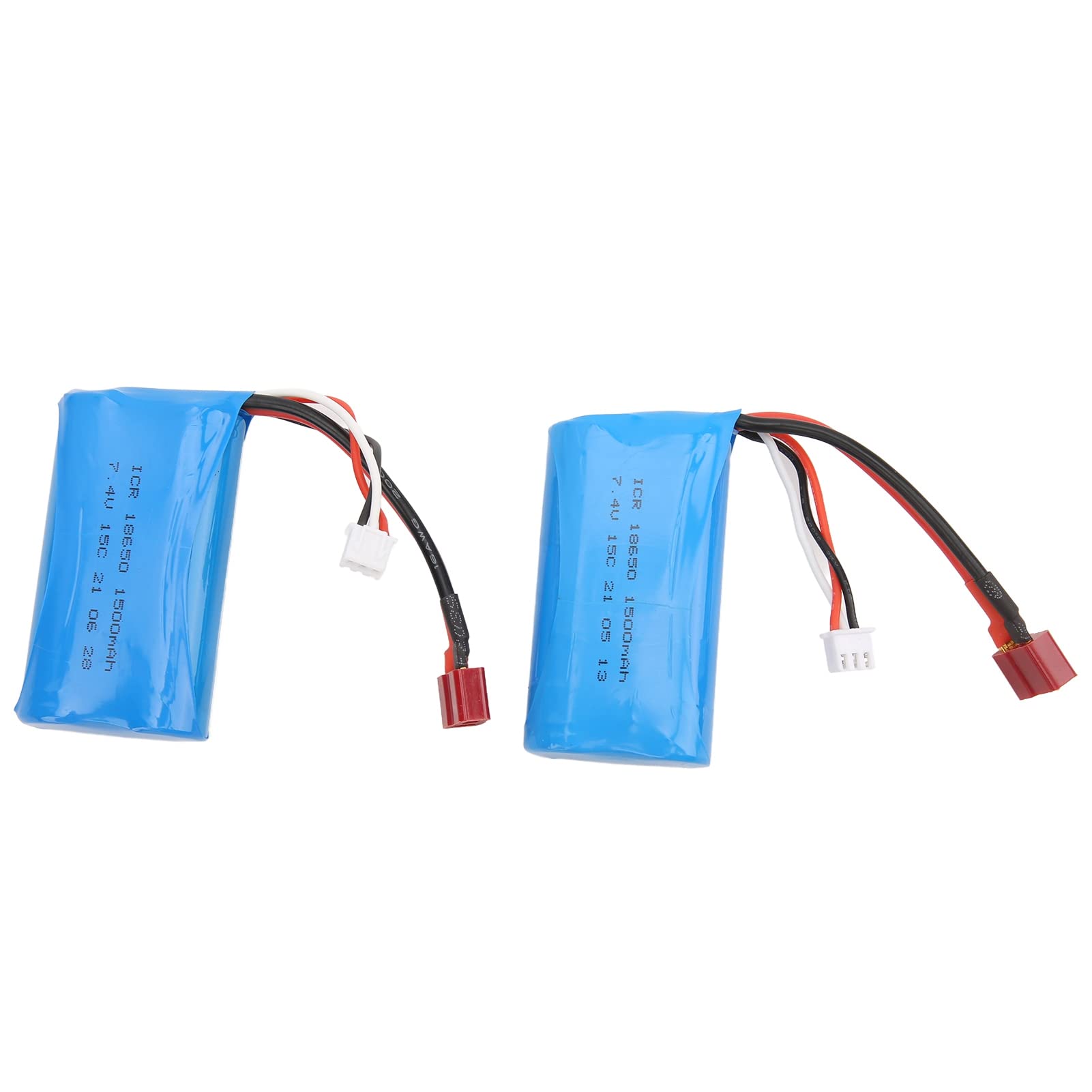 Batterie Lipo 7.4V 1500mAh 15C pour Véhicules Télécommandés, Temps de Divertissement Plus Long