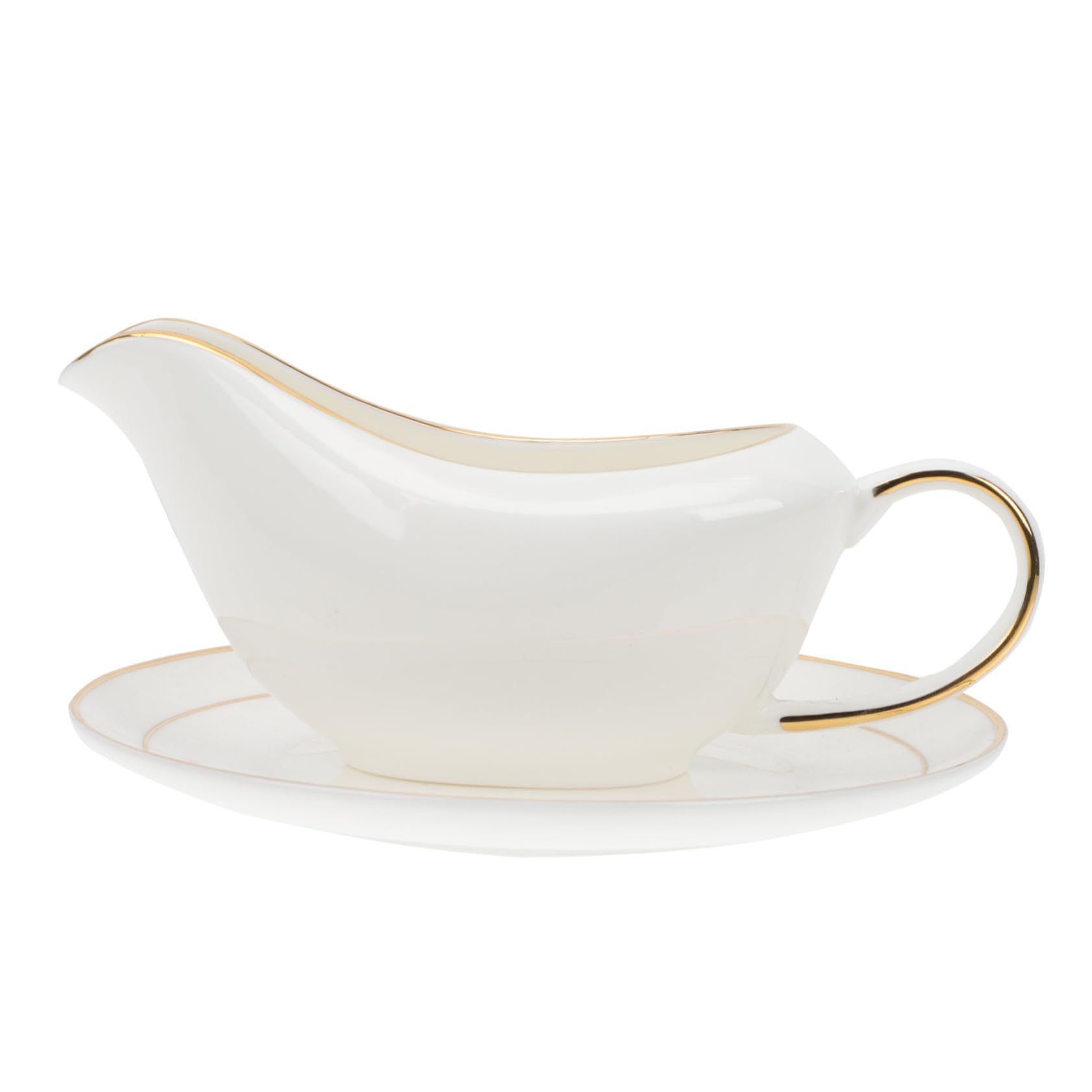MUCKLILY 1 Set Capacity Ceramic Gravy Boat for Sauces Dressings and Condiments for Parties Banquets and Afternoon Tea Easy to Clean Tableware