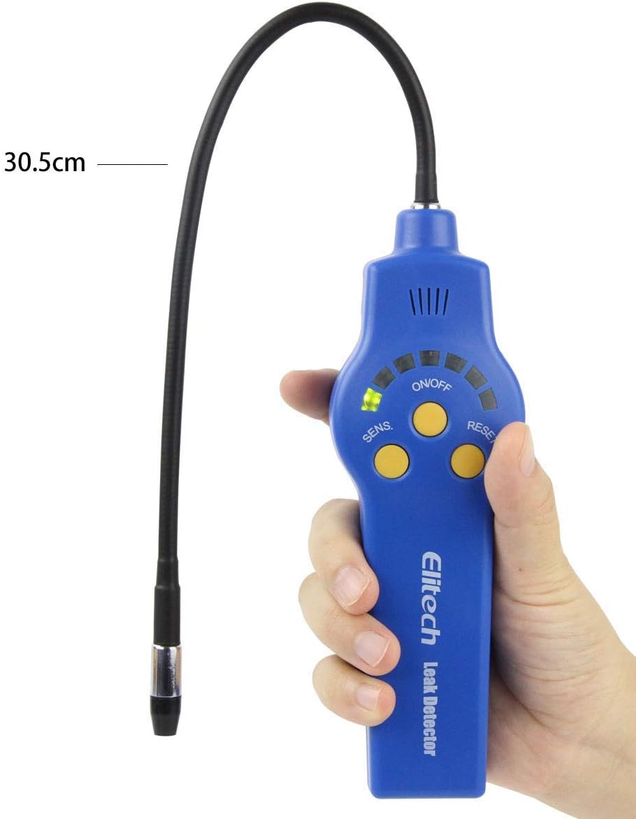 Elitech HLD-200 HVAC Refrigerant Leak Detector AC Sniffer Automotive Halogen Gas Tester
