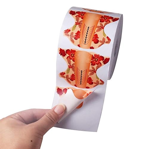 Miniatura 4 de Beauty Leader - 500 unidades por rollo de uñas acrílicas para arte de uñas, extensión de gel, herramientas de peinado, formas de rizos para el