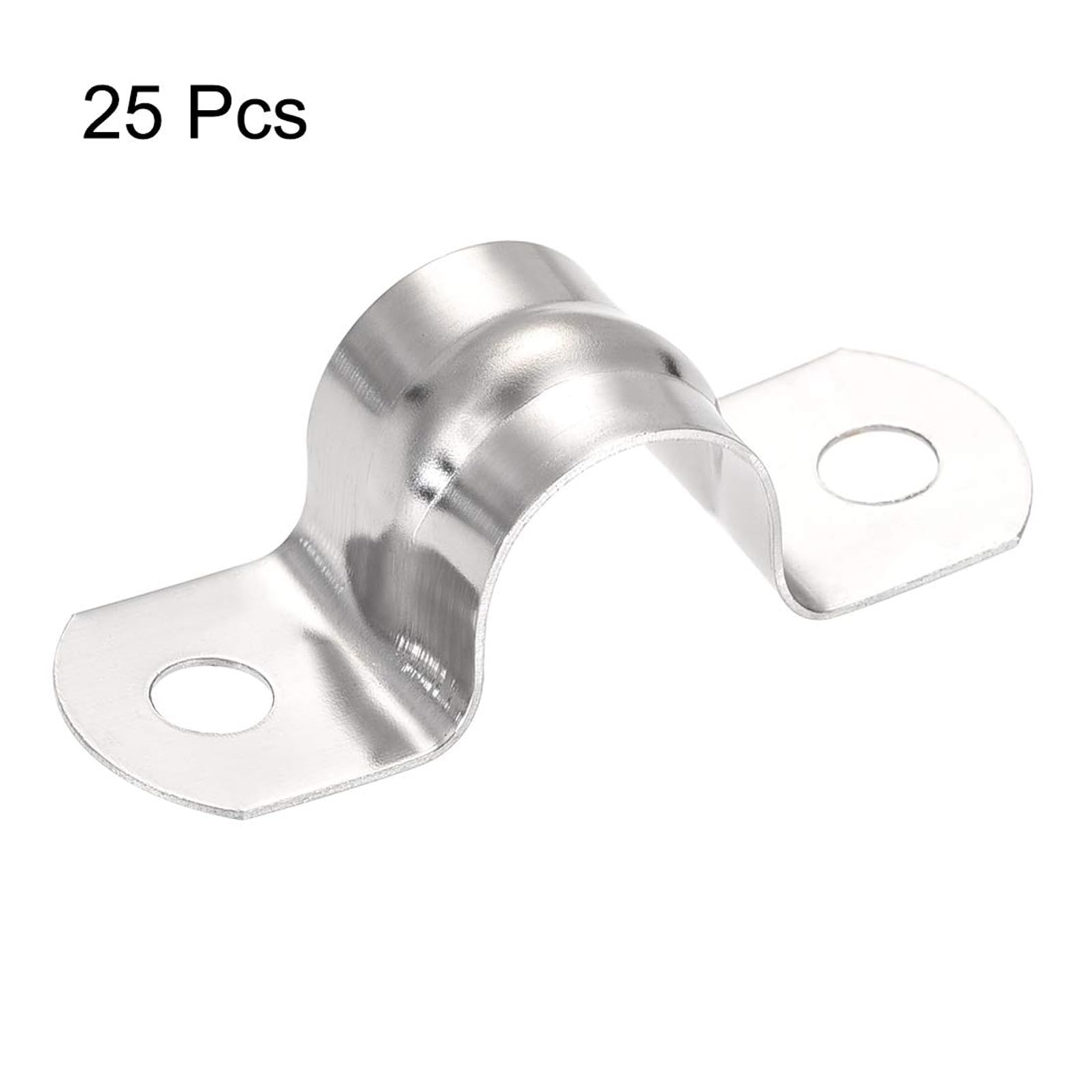 TOP-VIGOR 16 Stück Rohrschellen – 15 Mm, 201 Edelstahl, U-förmig, Für Rohre & Schläuche