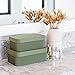 Decorative Storage Boxes with Lids – Set of 2 Beautiful Fluted Cardboard Organizer Bins for Your Home Bookshelf Decor to Safely Store Your Documents, Memory Box Items and Other Keepsakes in Style