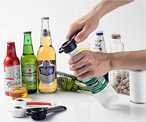 Denzus Jar Opener Bottle Opener Multi Kit 6 In 1 Opener, 5 In 1 Can Opener, Bag Opener, Lid Twist Grips, Best Kitchen Utensils For Children And The Elderly #TOP3