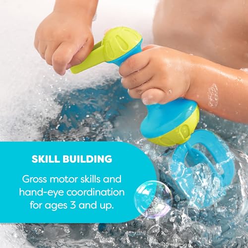 Image of HABA Kids Bubble Bath Whisk 2 Pack - Bath Toys for Sensory Play, Motor Skill Development, Water Play and Bath Time Fun
