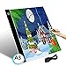 GEMITTO A3 Mesa de Luz de Dibujo LED Tableta de Luz de Iluminación de la Caja con Brillo Ajustable y Panel Táctil Inteligente para Artistas, Dibujo Infantil, Pintura Arquitectónica, 40x33,5x0,5cm