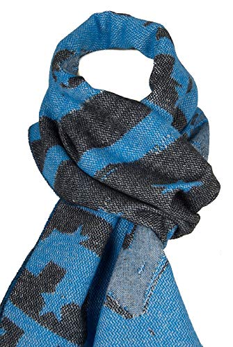 Écharpe femme Sweet Years contre le froid hivernal bleu royal unique