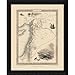 Tallis 20x24 Black Ornate Framed Canvas Art Print Titled: Middle East Syria - Tallis 1851 Map