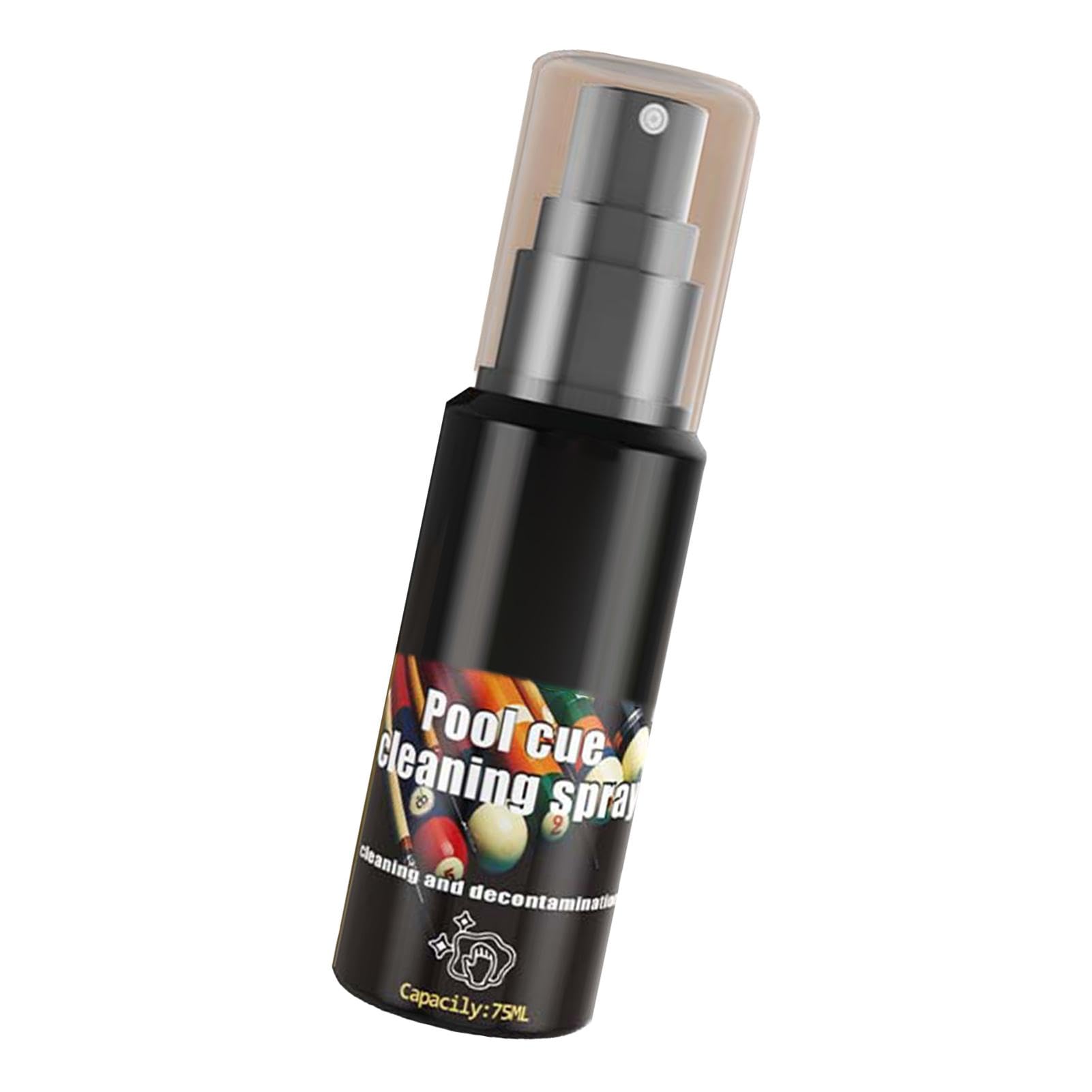 Pool Cue Shaft Cleaner - Anti Cracking Wooden Shaft | 75ml Shaft Cleaner And Burnisher | Billiard Ball Cleaner And Restorer Polish | Pool Cue Polish For Billiards Enthusiasts Professionals Beginers