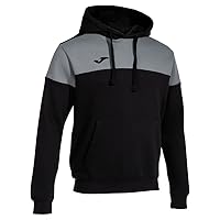 Joma Felpe con Cappuccio Uomo Crew V Nero Grigio