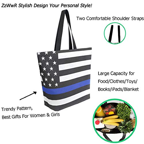 Stylish Print Extra Large Shoulder Tote Bag for Beach Travel Weekender Gym Grocery Shopping…2