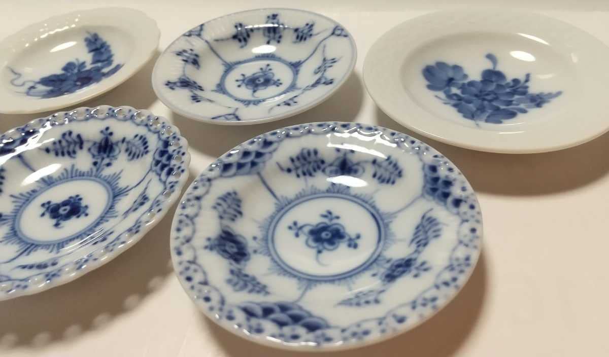 ロイヤルコペンハーゲンバタープレート5枚マメ皿