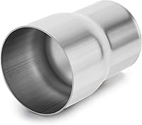 Vista 20 de A-KARCK Adaptador de escape Conector 3.5" OD a 4" OD, Reductor de tubo de escape 4" Longitud total 304 Acero inoxidable