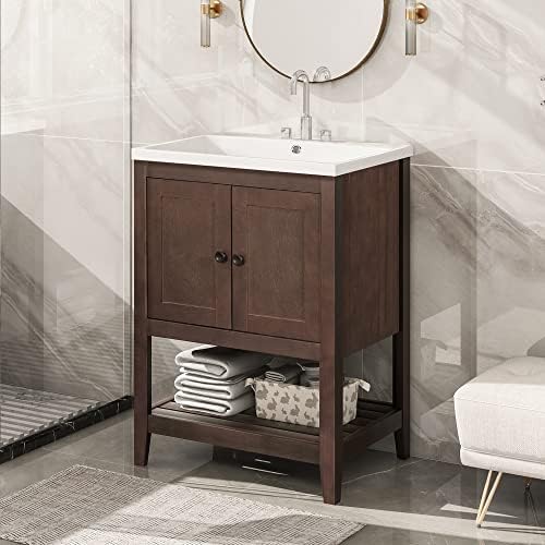 Amazon.com: LUMISOL 24" Bathroom Vanities with Single Sink Combo ...