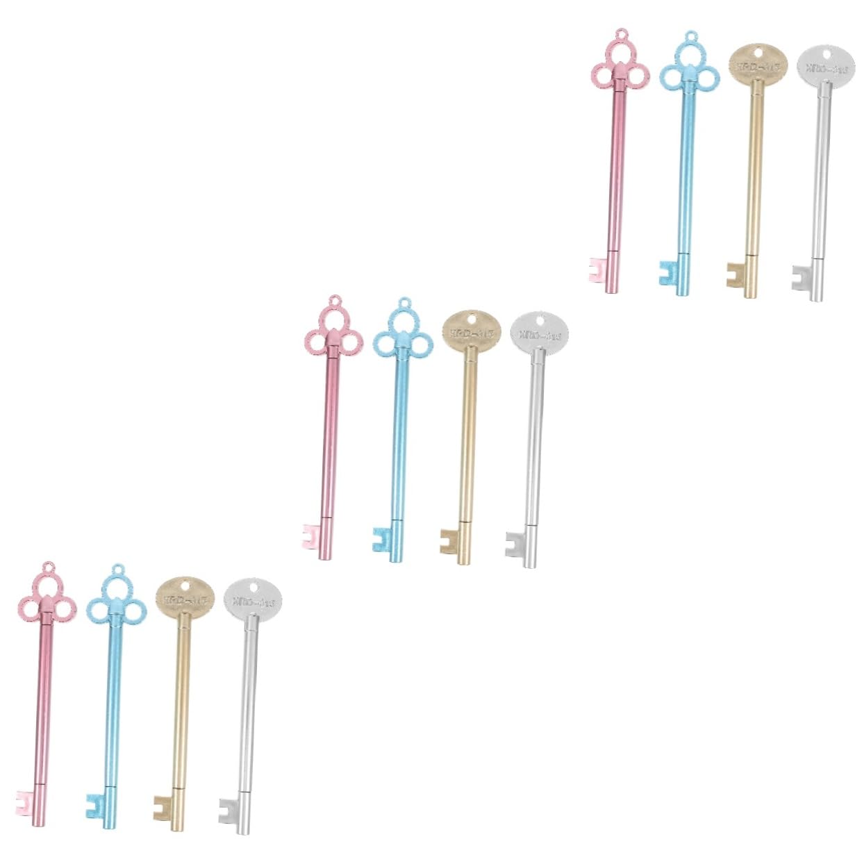 45 Pièces stylo gel mode Stylos gel colorés Set de s s originaux s amusants s encre noire s noir note clé élégant