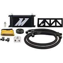 Mishimoto Oil Cooler, Compatible with Subaru BRZ/Toyota GR86 2022+, Non-Thermostatic, Black Cooler