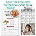2025 Magnetic Air Fryer Cheat Sheet, Cooking Guide Booklet,70 Illustrated Recipes & Cooking Gifts- Keto Air Fryer Cookbooks for Beginners- Instant Pot Air Fryers Accessories, Kitchen Gadgets